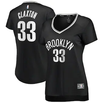 womens fanatics branded nicolas claxton black brooklyn nets-284